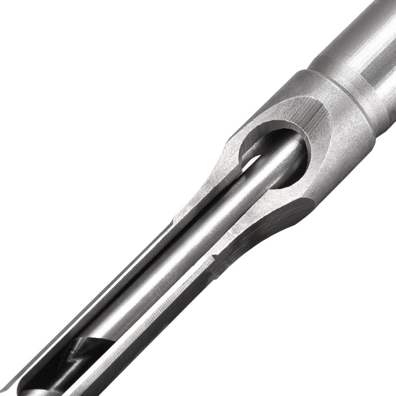  [AUSTRALIA] - uxcell Square Hole Drill Bits for Wood 7/16" x 210mm Mortising Chisel Bit Auger Spur Cutter Tool for Woodworking Carpentry Drilling Tool