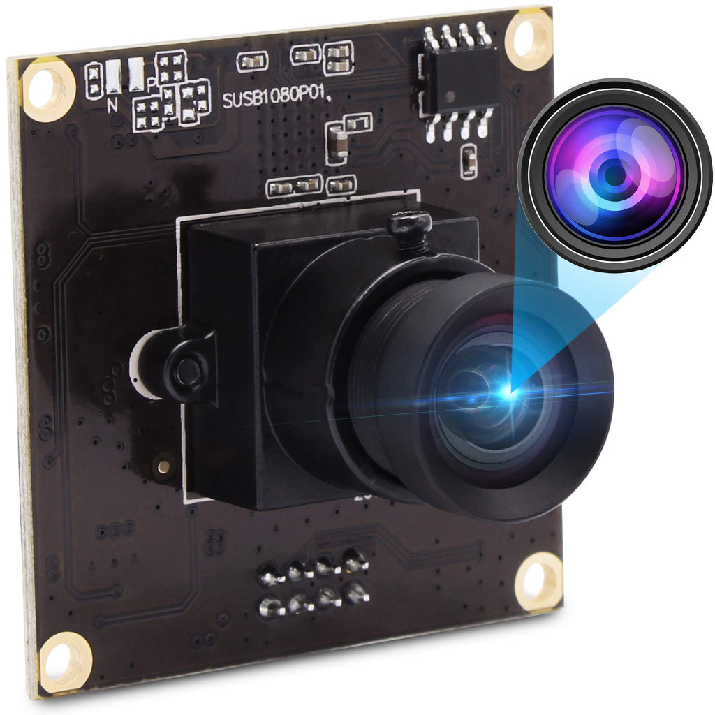  [AUSTRALIA] - ALPCAM High Speed USB3.0 USB Camera 2MP USB Camera Module with IMX291 Image Sensor, 1920 * 1080@50fps Webcam with 100 Degree No Distortion Lens for Android Windows Linux,Plug&Play Webcam 100° no distortion lens