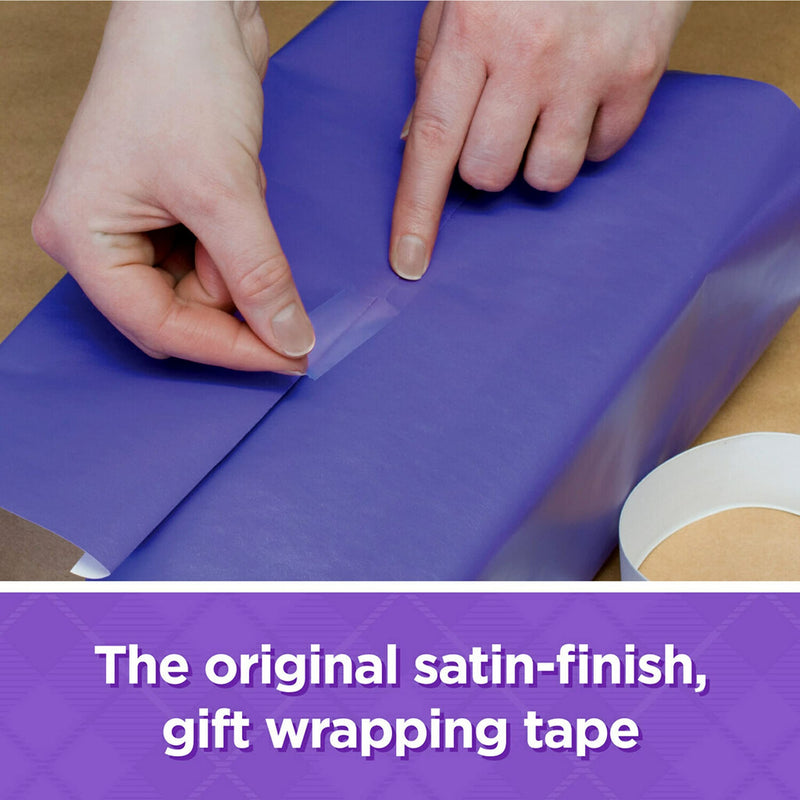  [AUSTRALIA] - Scotch Gift Wrap Tape, 3 Rolls, The Go-To Tape for the Holidays, 3/4 x 300 Inches, Dispensered (311)