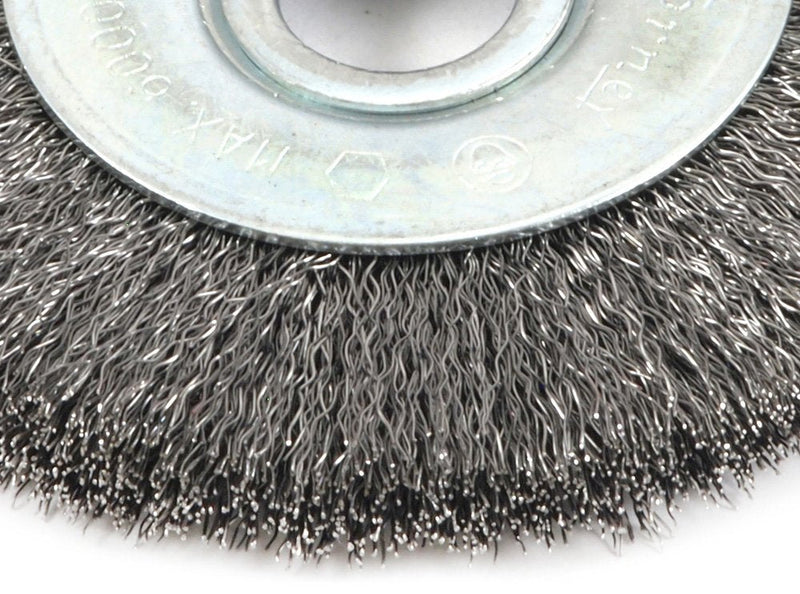  [AUSTRALIA] - Forney 72748 Wire Wheel Brush, Fine Crimped with 1/2-Inch Arbor, 3-Inch-by-.008-Inch