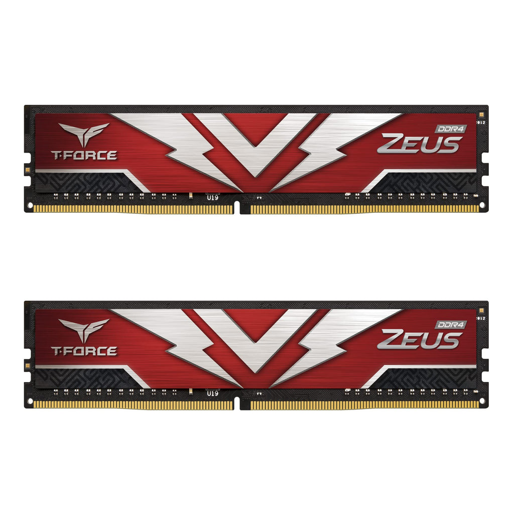  [AUSTRALIA] - TEAMGROUP T-Force Zeus DDR4 16GB Kit (2 x 8GB) 3200MHz (PC4 25600) CL20 Desktop Gaming Memory Module Ram - TTZD416G3200HC20DC01 16GB (8GBx2) 3200MHz CL 20