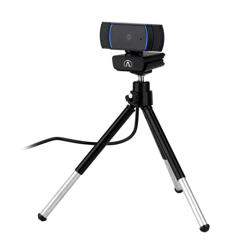  [AUSTRALIA] - Andrea Communications W-300AF Full 1080P Webcam with Auto Focus and Desktop Tripod Included, Black