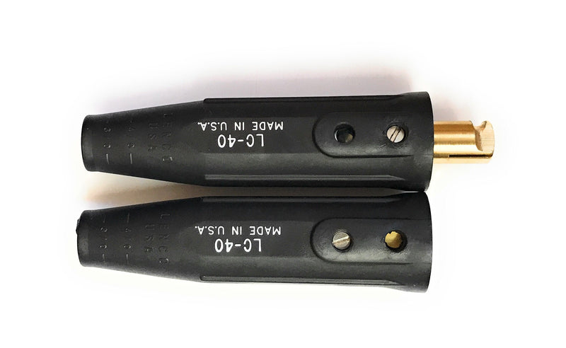  [AUSTRALIA] - LC40 Weldmark By Lenco Cable Connector Set (1 Male / 1 Female)