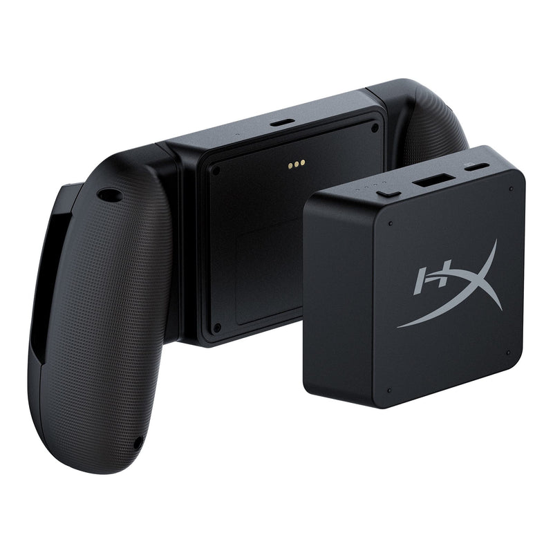  [AUSTRALIA] - HyperX ChargePlay Clutch – Qi Certified Wireless Charging Controller Grips for Mobile Phones, Detachable Battery Pack, Compatible with Qi Enabled Android and iPhone Devices, USB Charging Option