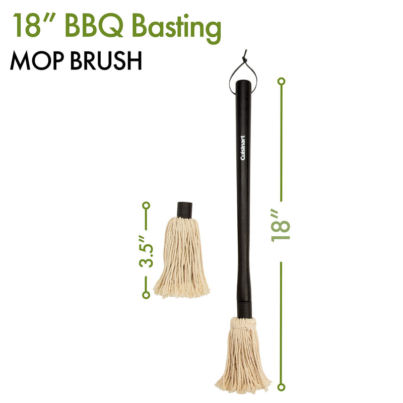  [AUSTRALIA] - Cuisinart CBB-200 BBQ Basting Mop Brush, 18"