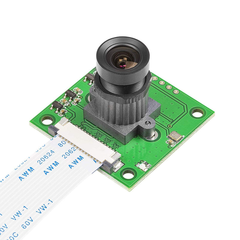  [AUSTRALIA] - Lens Board OV5647 Sensor for Raspberry Pi Camera, Arducam Adjustable and Interchangeable Lens M12 Module, Focus and Angle Enhancement for Raspberry Pi 4/3/3 B+