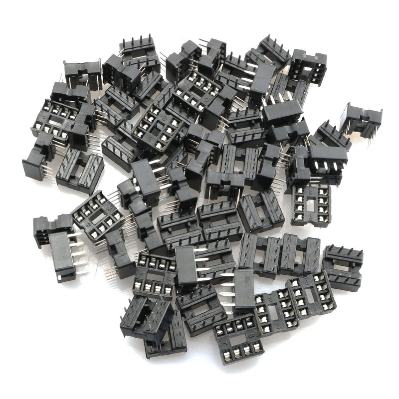  [AUSTRALIA] - Tegg 8 Pin IC Socket 60 PCS 8 Pin DIP IC Socket Adaptor Solder Type