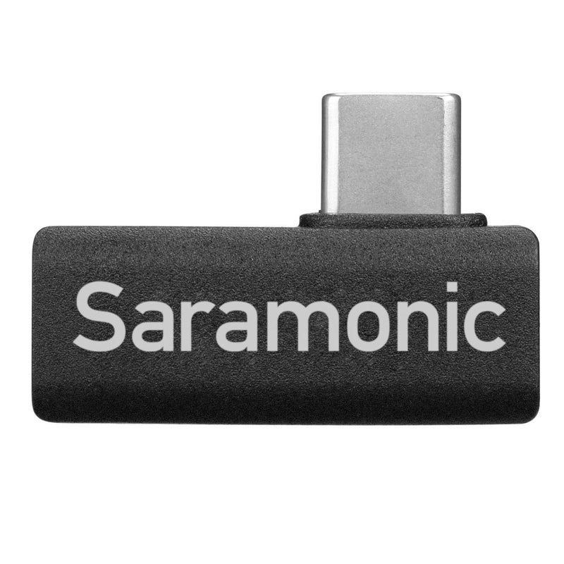  [AUSTRALIA] - Saramonic Right-Angle USB-C Adapter, 90-Degree Male-to-Female Type-C Adapter Ideal for Devices in Gimbals & Tight Spaces (SR-C2005)