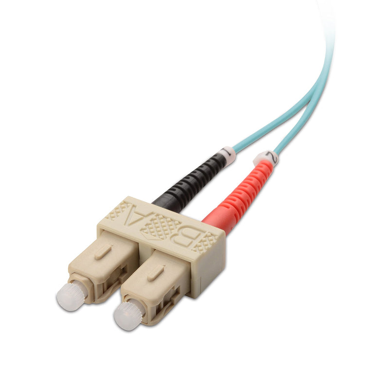 Cable Matters 10Gb 40Gb OFNP Plenum Rated Multimode Duplex 50/125 OM3 Fiber Cable (LC to SC Fiber Optic Cable, SC to LC Fiber Patch Cable) 5m - LeoForward Australia
