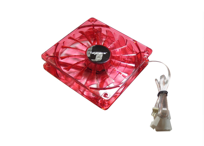  [AUSTRALIA] - Bgears b-PWM 140-Red 140mm 2 Ball Bearing Red LED Fan with High Speed Extreme Airflow