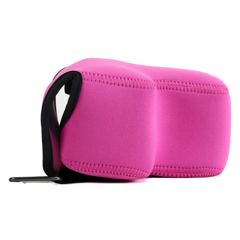  [AUSTRALIA] - MegaGear Ultra Light Neoprene Camera Case Compatible with Sony Cyber-Shot DSC-RX10 IV, DSC-RX10 III Hot Pink