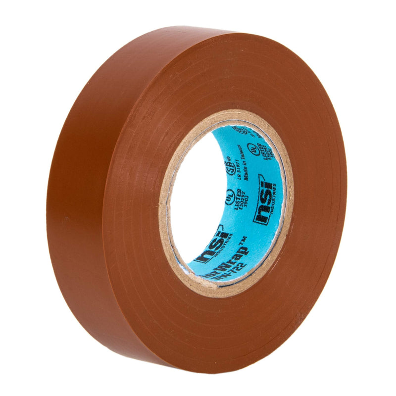  [AUSTRALIA] - NSI WarriorWrap Select 3/4 in. x 60 ft. 7 mil Vinyl Electrical Tape, Brown