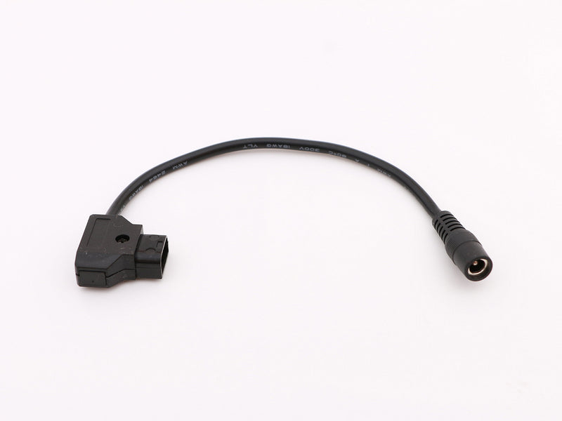  [AUSTRALIA] - Male D-Tap DC Power Cable 5.9 inch DC Female 5.5/2.1mm Jack for Photography Monitor Light