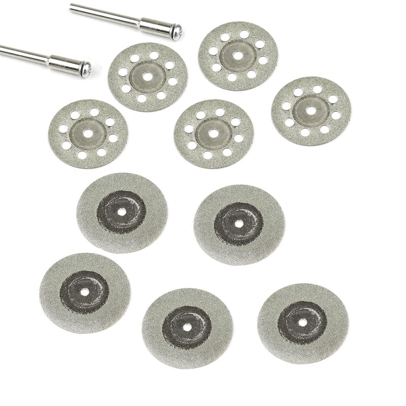  [AUSTRALIA] - 70 Pack Cutting Wheels Tool Kit, 32mm Fiberglass Reinforced Cutting Wheel Resin Cut-Off Wheels, 25mm/30mm Diamond Cutting Wheel with 1/8" Mandrels for Metal Glass Stone DIY Craft