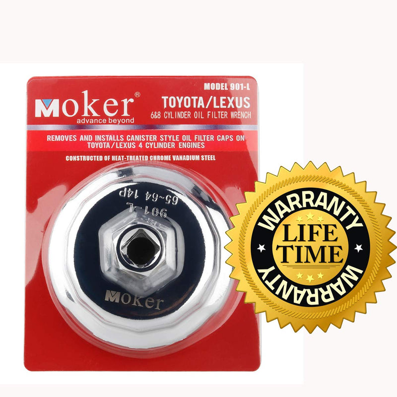  [AUSTRALIA] - Moker Tools Oil Filter Wrench for Toyota, Lexus, and Scion 2.0-5.7 Liter Engines for Camry, RAV4, Tacoma, Highlander, Sienna, Tundra Accessories …
