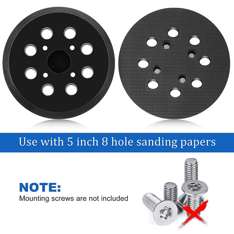  [AUSTRALIA] - 5 Inch Hook and Loop Sanding Pad Replacement, Compatible with Ridgid R2600,R2601 Random Orbit Sander