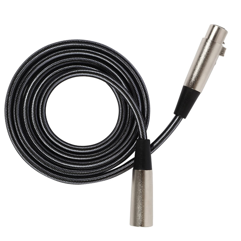  [AUSTRALIA] - Oluote 3 pin XLR Male to Female Microphone Cable, Extension Cable for Mixers, Mic, Audio Consoles (1.5M/4.9FT) 4.9FT