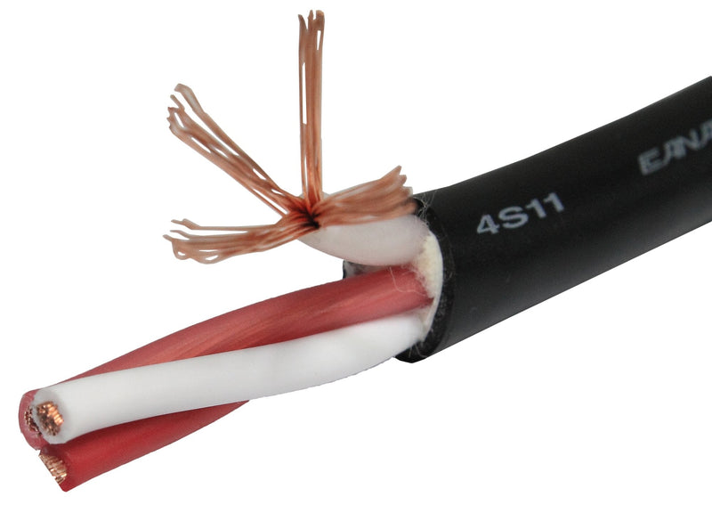  [AUSTRALIA] - 4 Units - 6 Inch - Canare 4S11 – Audiophile Grade - 11AWG - HiFi Speaker Jumper Cable Terminated with Gold Banana to Spade Connectors