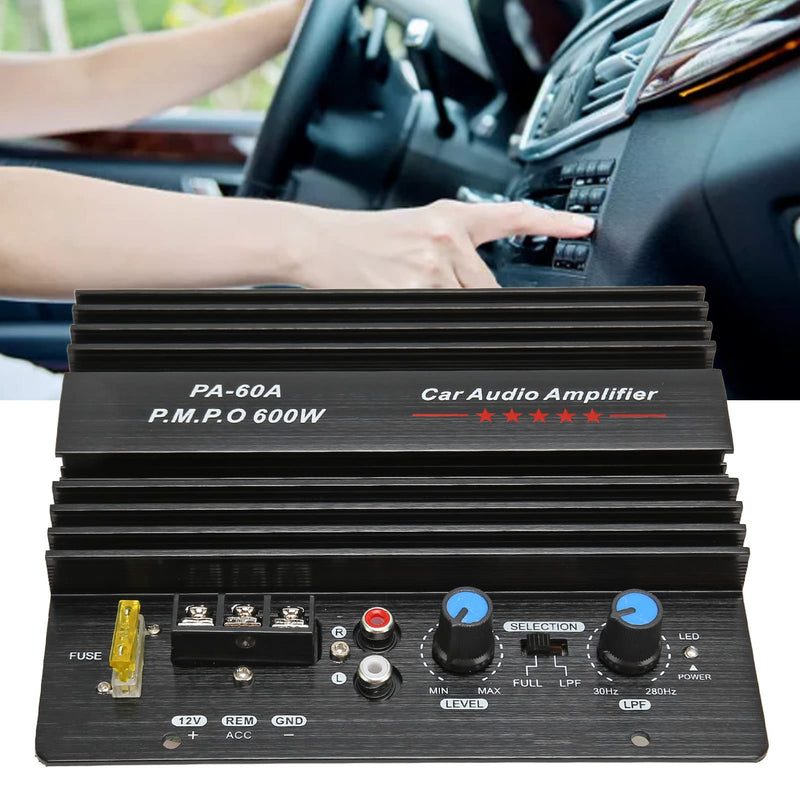  [AUSTRALIA] - Car Audio Power Amplifier Board, 12V 600W High Power Bass Subwoofer Amp for Car Speaker Modification