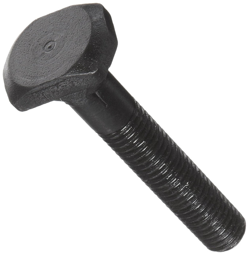  [AUSTRALIA] - Te-Co 46201 Black Oxide Medium Carbon Steel T-Bolt, 3/8"-16 TPI, 1" Thread Length, 1-1/2" Length, 11/16" x 11/16" x 1/4" Head, 3/8" Table Slot (Pack of 2) #10-12 Partially Threaded 1 1/2 Inches