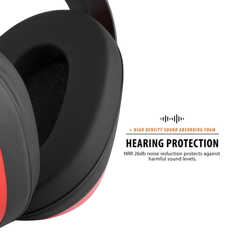  [AUSTRALIA] - TR Industrial Safety Ear Muff, ANSI S3.19 Approved (1-Pack) 1-Pack