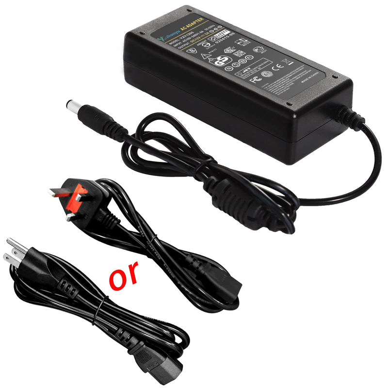  [AUSTRALIA] - Generic 12V 5A 60W AC to DC Power Supply Adapter Power Adapter AC 100-240V to DC 12V Transformers 12V 5A AC Adapter Charger Power Supply for Security Camera CCTV DVR Surveillance System, YZY1205