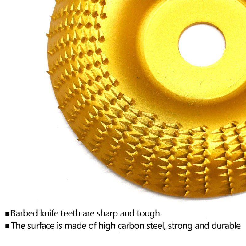  [AUSTRALIA] - Angle grinding disc, Saijer 3 pieces wood carving disc, grinding disc, wood saw blade, rasp disc for angle grinder shaping and polishing wood