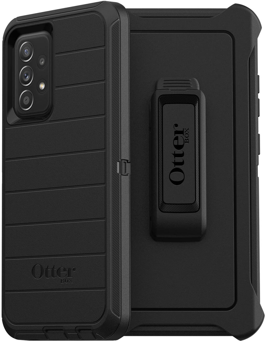  [AUSTRALIA] - OtterBox Defender Rugged Case for Samsung Galaxy A52 & Galaxy A52 5G (ONLY) Retail Packaging - Black - with Microbial Defense