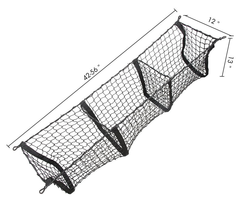  [AUSTRALIA] - Three Pocket Cargo Net Trunk Cargo Organizer Truck Net Fit for Dodge Journey Durango Dakota Challenger