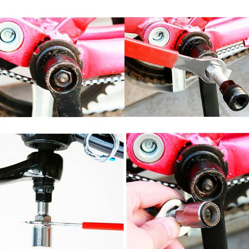 Shopsimple Estiq Bike Bicycle Crankset Crank Puller Remover Repair Wrench Handle Spanner Tool - LeoForward Australia