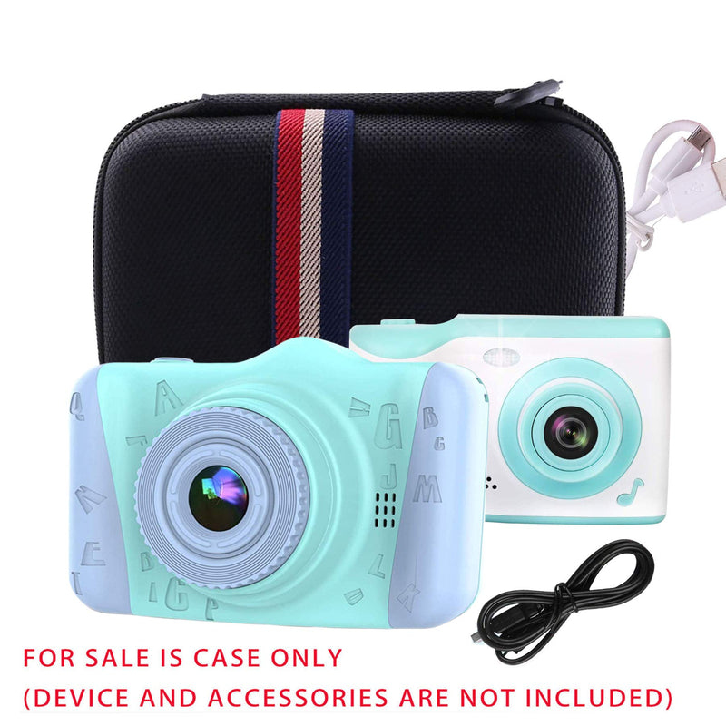  [AUSTRALIA] - waiyu Hard EVA Carrying Case for coolwill/KIDWILL Camera Case Compatible Many Brands Kids Camera Case (Black) black