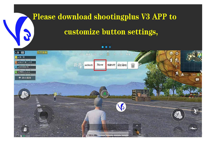 [AUSTRALIA] - ipega-PG-9083S Wireless Phone Joystick Game Controller Mobile for Samsung Galaxy S10/S10+ /S20 S20+5G/Huawei P40 Pro P30 P30 Pro Mate Android Mobile Smartphone Tablet (Android 6.0 Higher System)