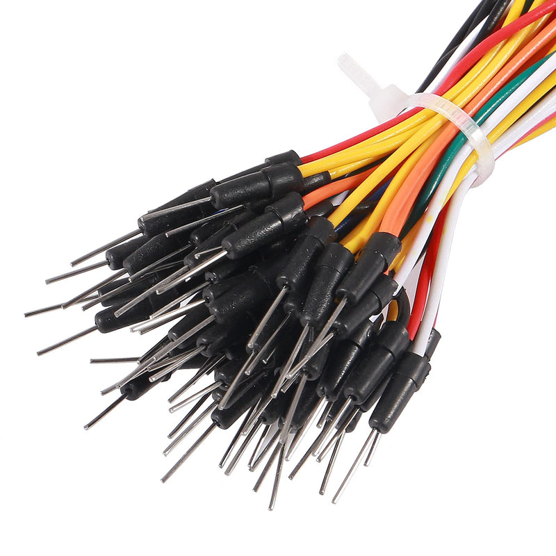  [AUSTRALIA] - ACEIRMC 4set 65pcs Solderless Flexible Breadboard Jumper Wires Male to Male Compatible with Arduino Breadboard