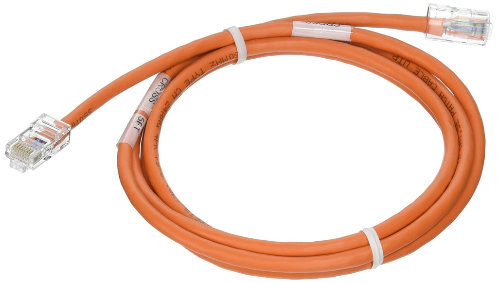  [AUSTRALIA] - C2G 24502 Cat5e Crossover Cable - Non-Booted Unshielded Network Patch Cable, Orange (5 Feet, 1.52 Meters) 5 Feet Crossover UTP