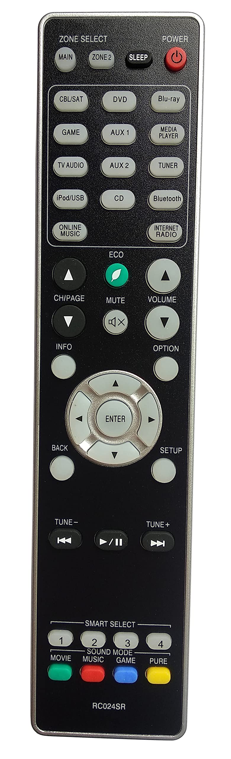  [AUSTRALIA] - Gorilla babo Universal Remote Compatible for MARANTZ RC024SR NR1605 NR1606 NR1607 SR5009 SR5010 SR5011 Audio/Video Receiver Remote Control
