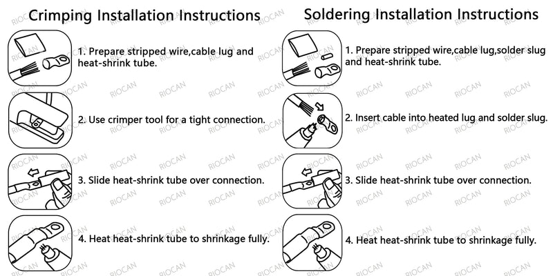  [AUSTRALIA] - 10PCS Heavy Duty Tinned Copper Wire Lugs 4/0 AWG Battery Cable Ends Tubular Bare Copper Eyelets Ring Terminal Connectors Marine Grade Wire Lugs Connectors (4/0 AWG -5/16''Ring/Eye) 4/0 AWG - 5/16''Ring