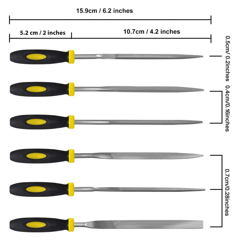  [AUSTRALIA] - Wood Chisel Metal File,1/4,1/2,3/4,1Inch Chisel Set,Needle Files Set with Flat,Flat Warding,Square,Triangular,Round,Half-Round Files for Carving,Woodworking,Craftsman-10pcs Hand Chisel+File Set