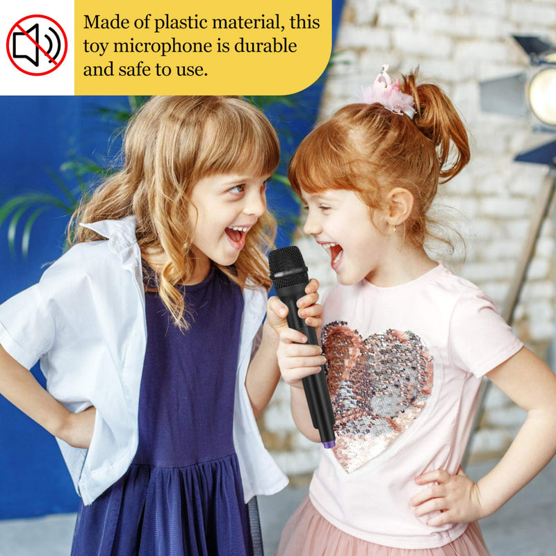  [AUSTRALIA] - NUOBESTY Microphone Pretend Play Microphone Toys Plastic Microphone for Birthday Party Favors Pretend Play Stage or Costume Prop