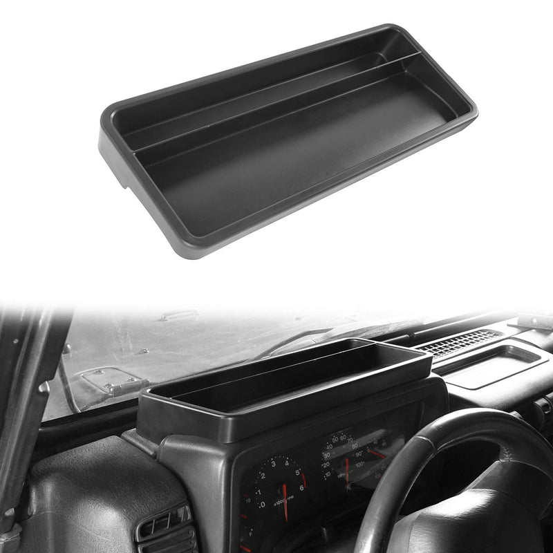  [AUSTRALIA] - Hooke Road Front Dashboard Tray Storage Box Container Organizer for Jeep Wrangler TJ 1997-2006