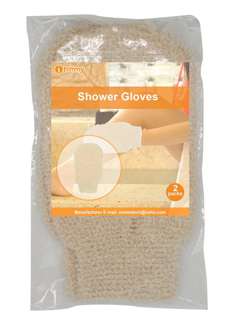 Bath Shower Gloves Mitt for Exfoliating and Body Scrubber (2 packs) - LeoForward Australia