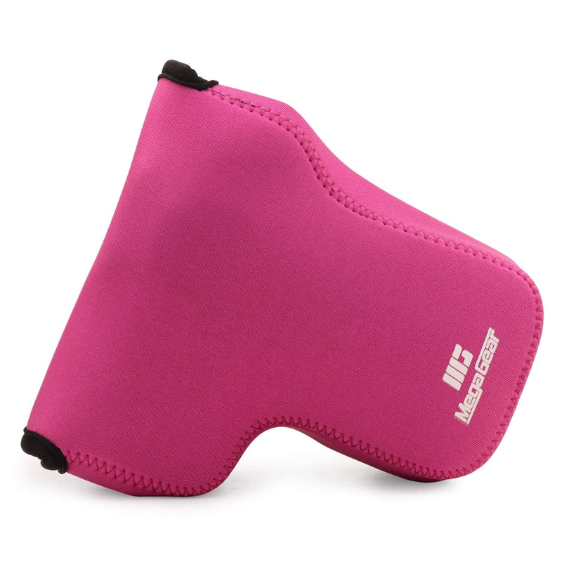  [AUSTRALIA] - MegaGear Ultra Light Neoprene Camera Case Compatible with Fujifilm X-T4 (XF16-80mm) Hot Pink