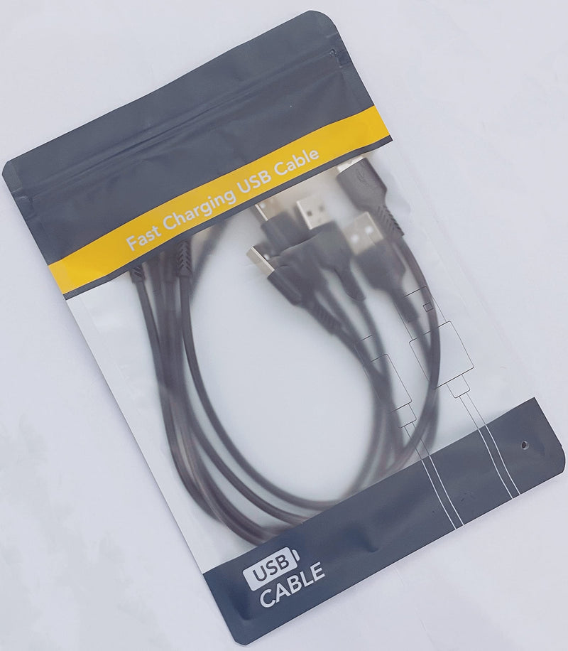  [AUSTRALIA] - Short Micro USB Cable 1ft [5 Pack] USB 2.0 Micro USB Charging Cable Android Charger Cord for Samsung Galaxy S7 Edge S6 J7 Note 5 LG Kindle Sony PS4 TV Stick Smartphones (Black) 1 Feet Black