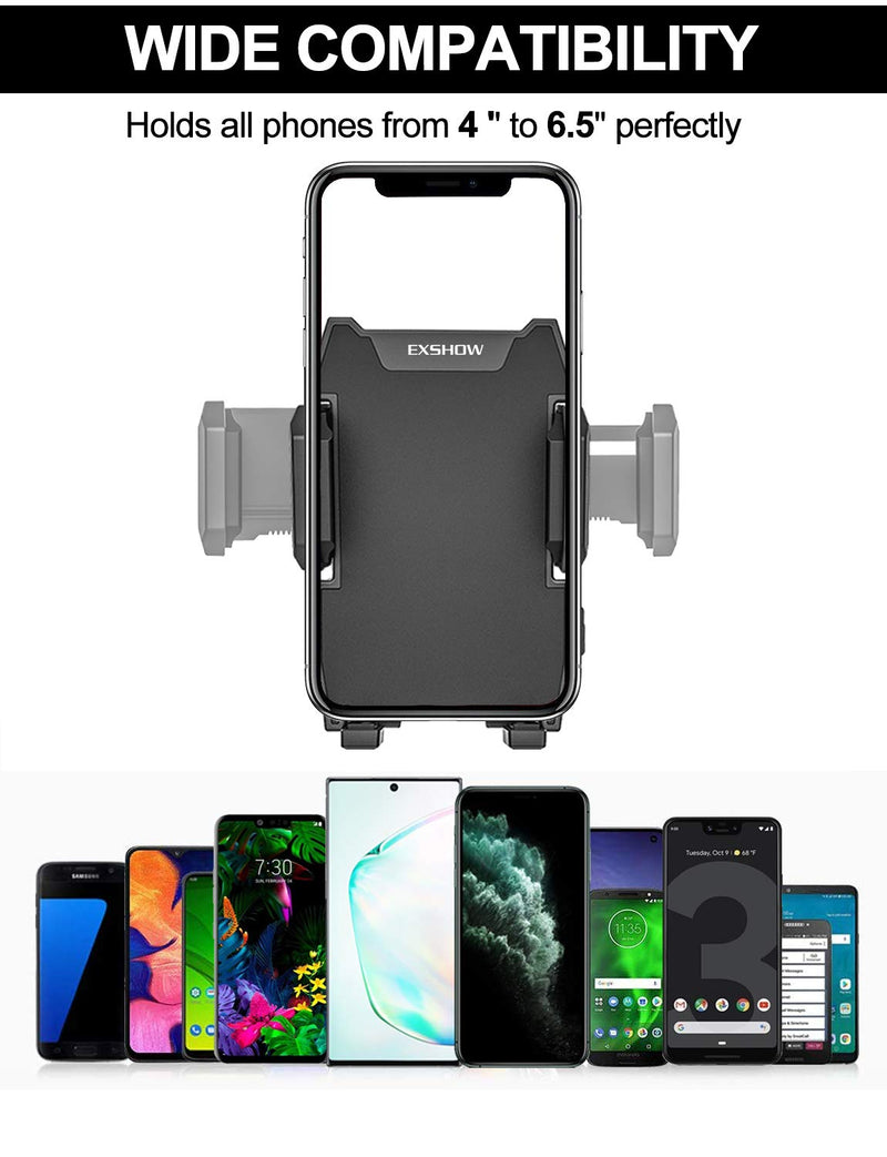  [AUSTRALIA] - EXSHOW Phone Holder for Car CD Slot, One-Hand-Available CD Player Cell Phone Mount for iPhone 11 Pro Max 11 XR XS 8 Plus 7 6S SE, Samsung S10+ S10e S10 S9 N9 S8 Note10 10+ Plus, Google, LG, Moto etc