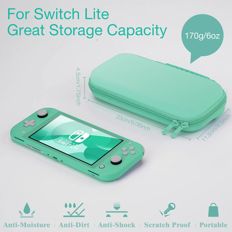  [AUSTRALIA] - HEYSTOP Carrying Case Compatible with Nintendo Switch Lite,Portable Protective Case for Switch Lite with Storage for Nintendo Switch Lite Console and Accessories（Turquoise） Turquoise
