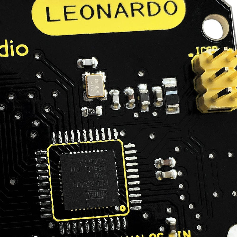  [AUSTRALIA] - KEYESTUDIO Leonardo R3 Microcontroller Development Board with USB Cable Kit for Arduino Project