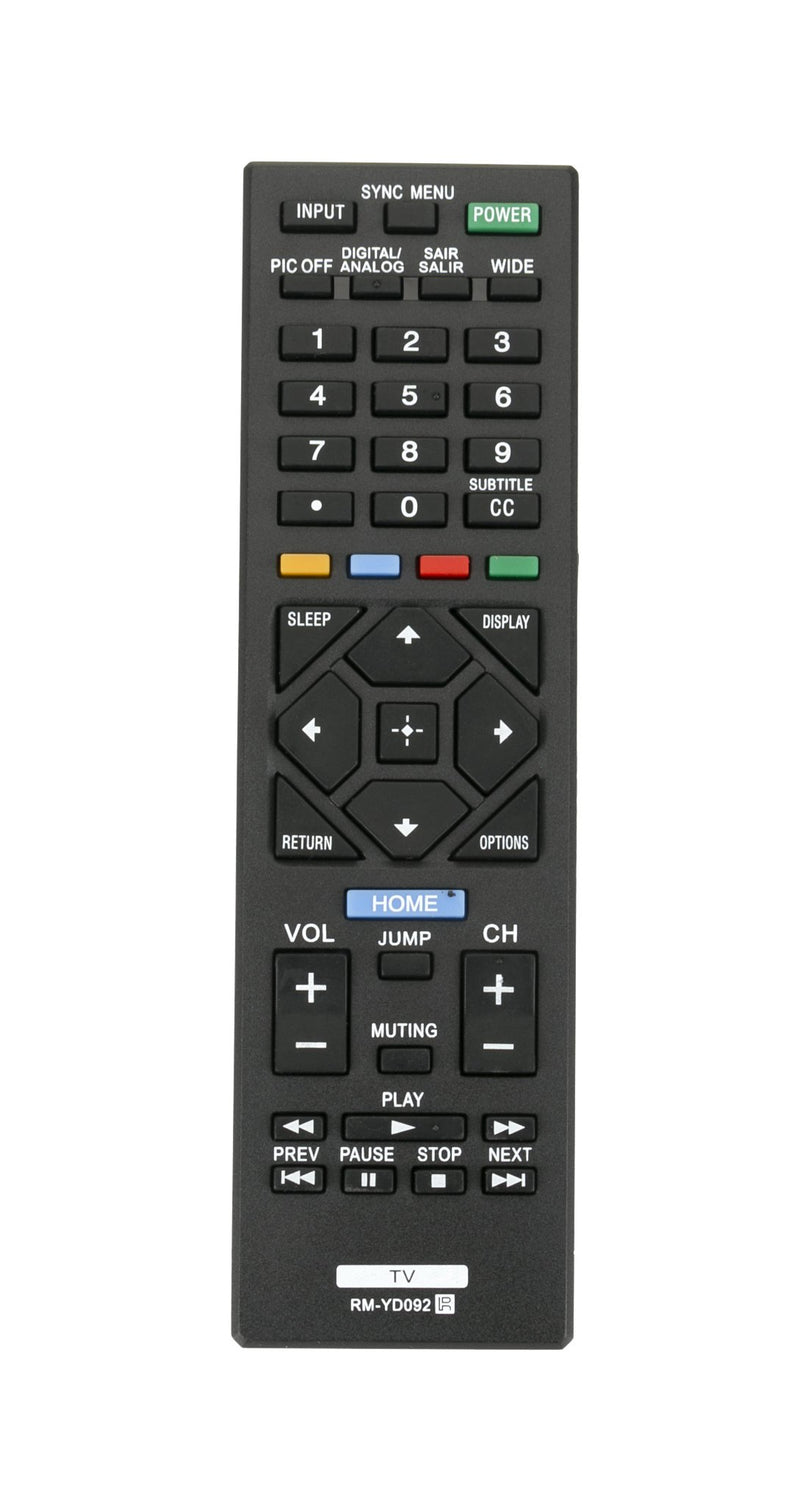 WINFLIKE RM-YD092 Replacement Remote Control for SONY TV KDL-32R330B KDL-40R350B KDL-32R300B KDL-48R470B KDL-40R470B KDL-40R380B KDL-32R400A KDL-46R453A KDL-46R450A KDL-40R471A KDL-32R421A KDL-50R450A - LeoForward Australia