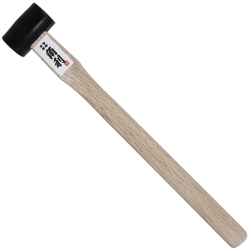  [AUSTRALIA] - KAKURI Chisel Hammer 8 oz (225g) Japanese Daruma Hammer Woodworking Carpenter Tool for Chiseling, Wood Carving, Large Face Heavy Duty Japanese Carbon Steel Round Head Black, Made in JAPAN Black 225 g