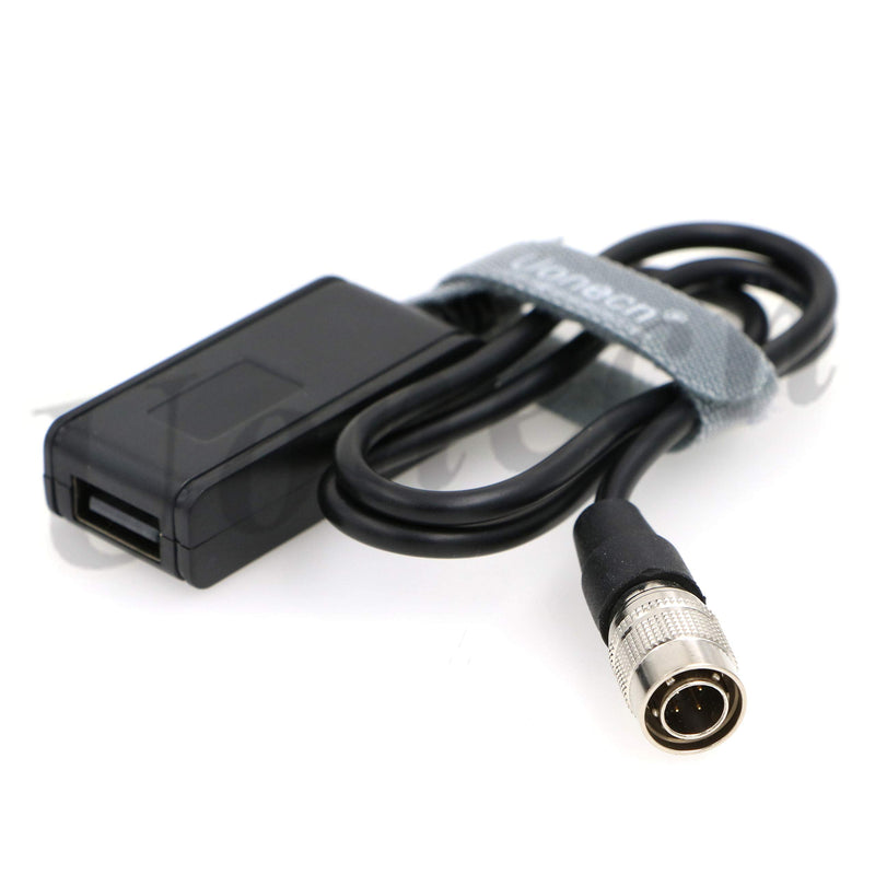  [AUSTRALIA] - USB Female Converter 5V Plug to 4 pin Hirose Male Connector for Phone Pad Tabletd for Audio Mixer