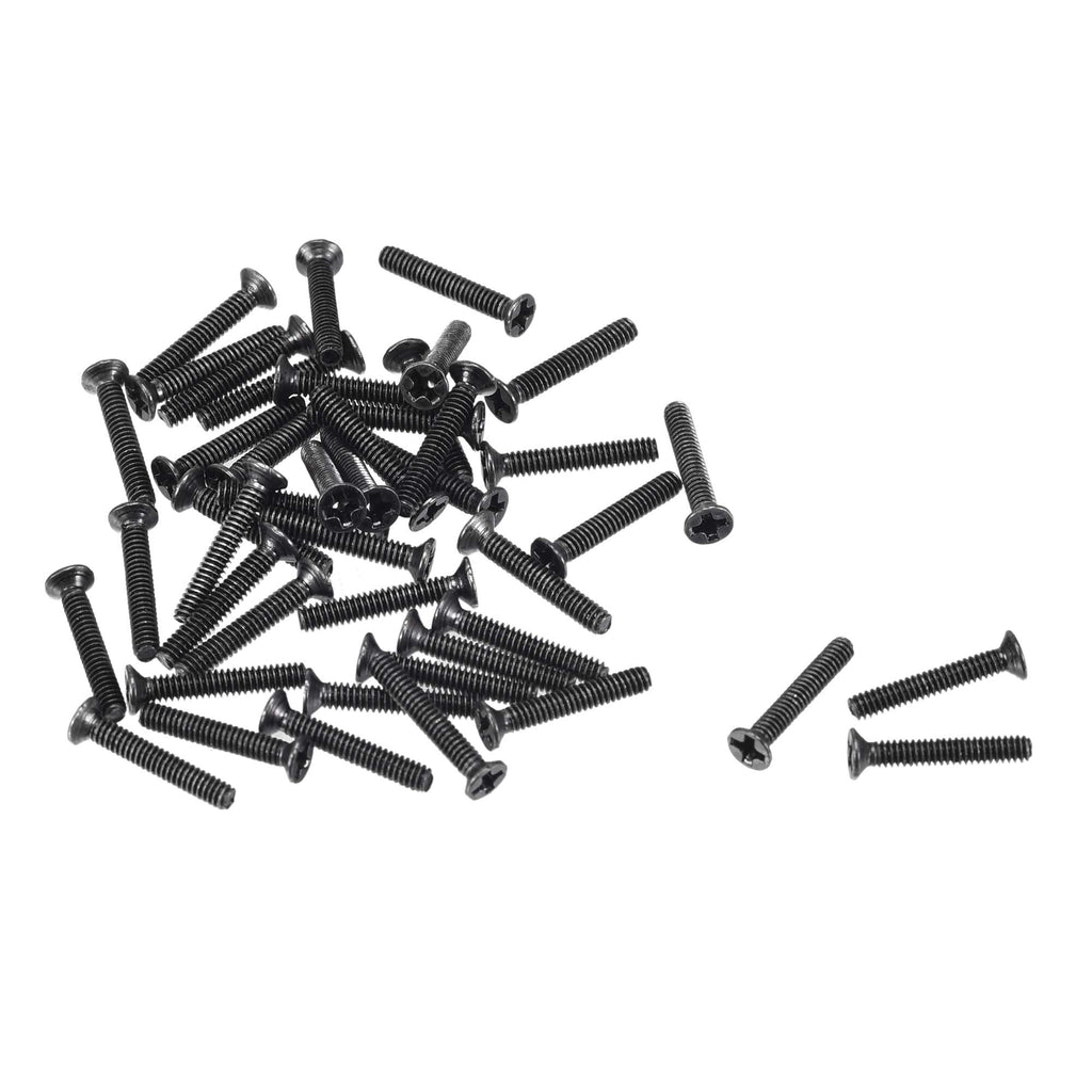  [AUSTRALIA] - uxcell M2 x 12mm Phillips Screw Fastener Black for Laptop PC TV Fan Switch 150pcs M2x12mm