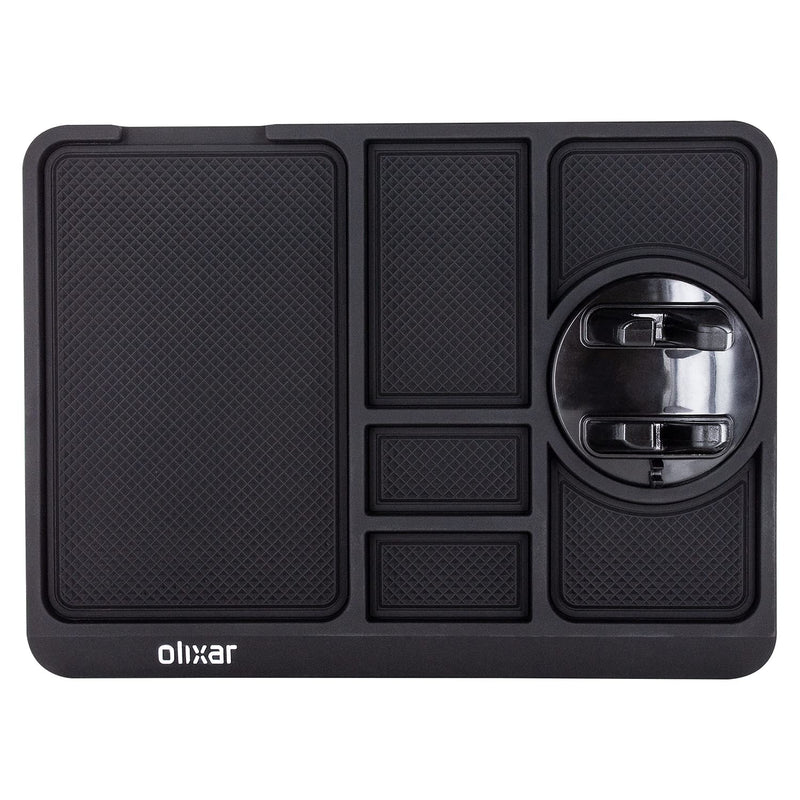  [AUSTRALIA] - Olixar Car Dashboard Tray - Sticky Dash Mat Car Phone Holder with Mount - Large Non Slip Gel Pad - Washable - Car Dashboard Accessories - Holder for Keys, Cell Phone, Coins and Glasses